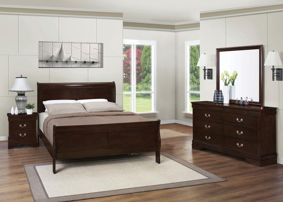 Louis Philippe 4 or 5 piece Full, Queenor King Bedroom Set White or Brown color