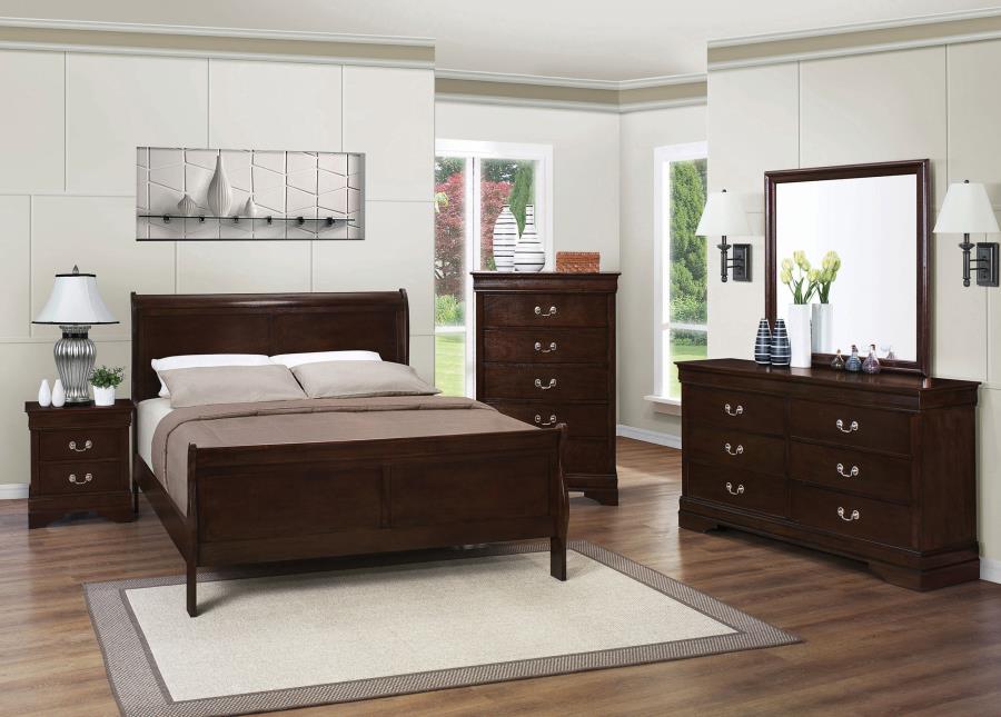 Louis Philippe 4 or 5 piece Full, Queenor King Bedroom Set White or Brown color