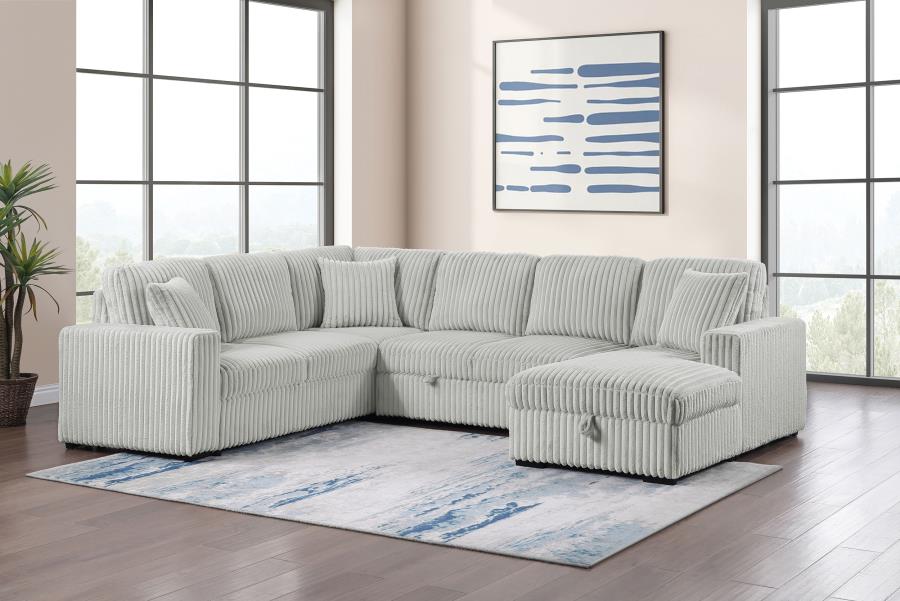 SOFÁ CAMA SECCIONAL DEVONSHIRE CON ALMACENAMIENTO