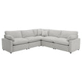 Ensemble de canapés sectionnels inclinables électriques modulaires Collins gris