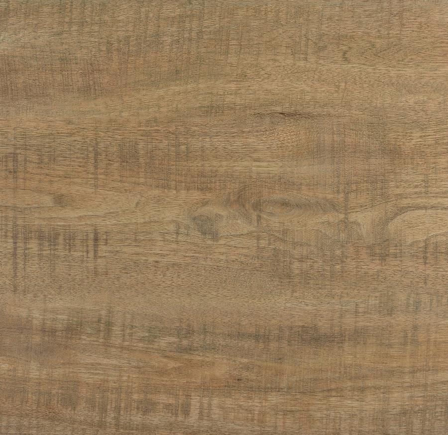 MESA DE CENTRO DEVAR CUADRADA DE MADERA DE INGENIERÍA MARRÓN MANGO