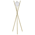 Yamileth 65-inch Spherical Bulb Metal Tripod Floor Lamp Gold