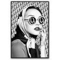 ”Dior” Gloss Canvas in Frame