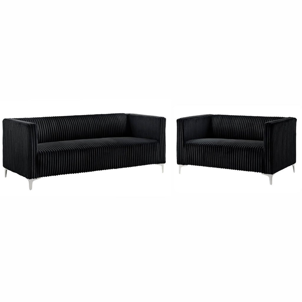 Conjunto de sala de estar de terciopelo Ninda