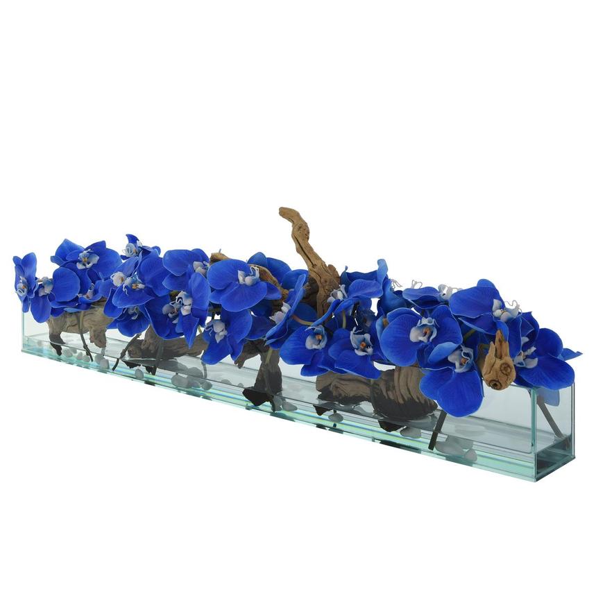 Orchids Blue Flower Arrangement