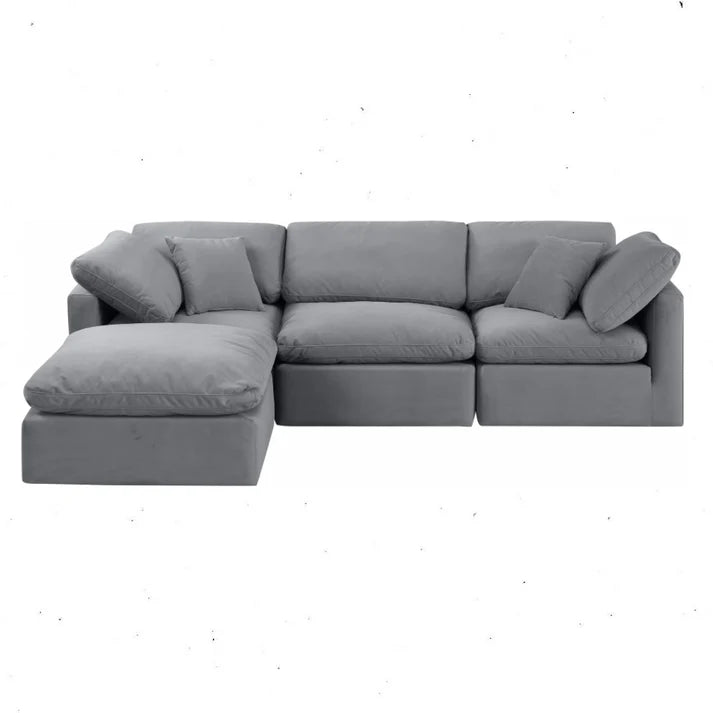 Sofá seccional de 4 piezas Cloud Boucle